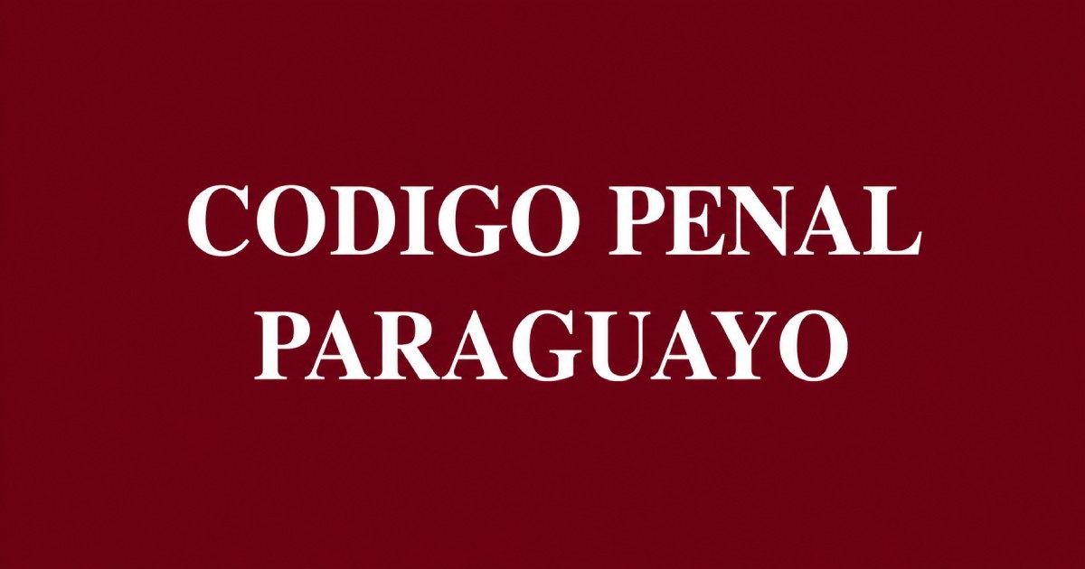 Portada de Código Penal Paraguayo y Código Procesal Penal